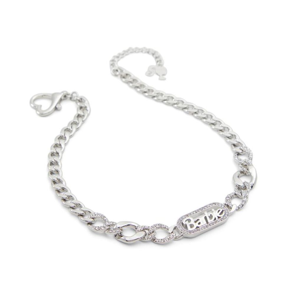 Silver Elastane Necklace