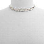 Silver Elastane Necklace