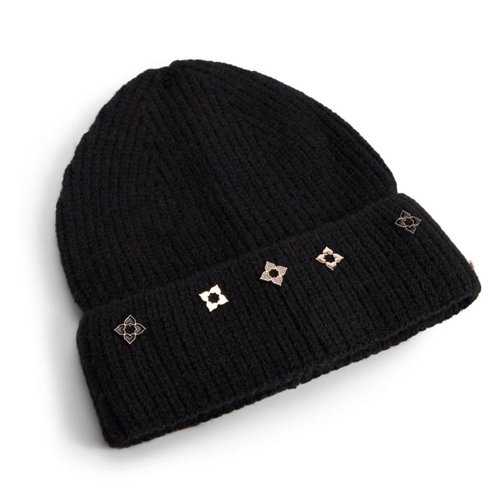 Black Polyester Beanie