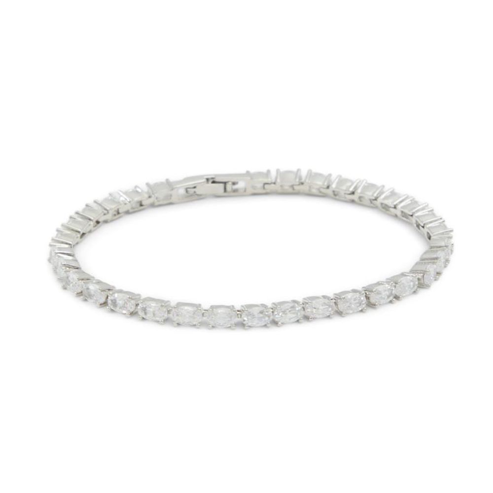 Silver Elastane Bracelet