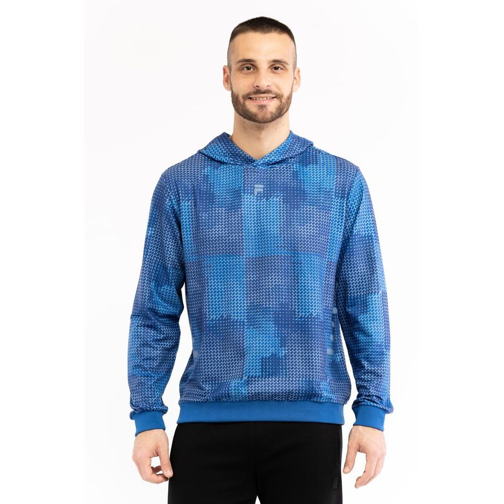 Blue Polyester Sweatshirt