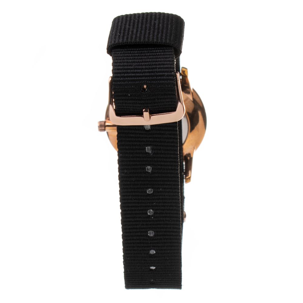 Black Textile Dress Watch
