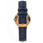 Blue Leather Dress Watch