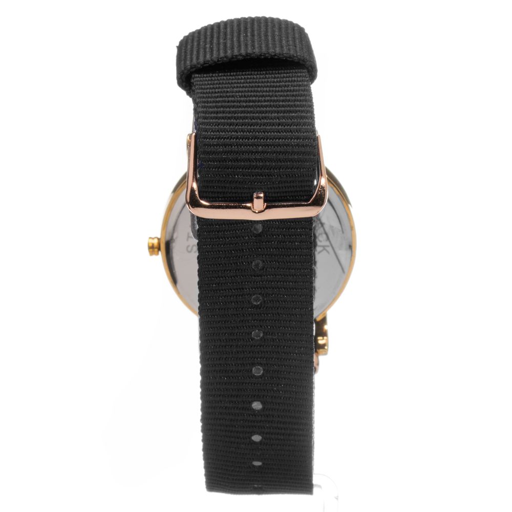 Black Textile Dress Watch
