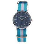 Blue Textile Dress Watch