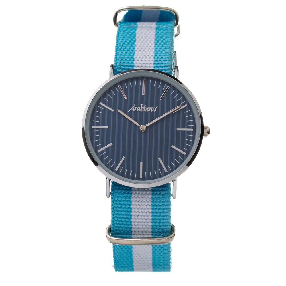 Blue Textile Dress Watch