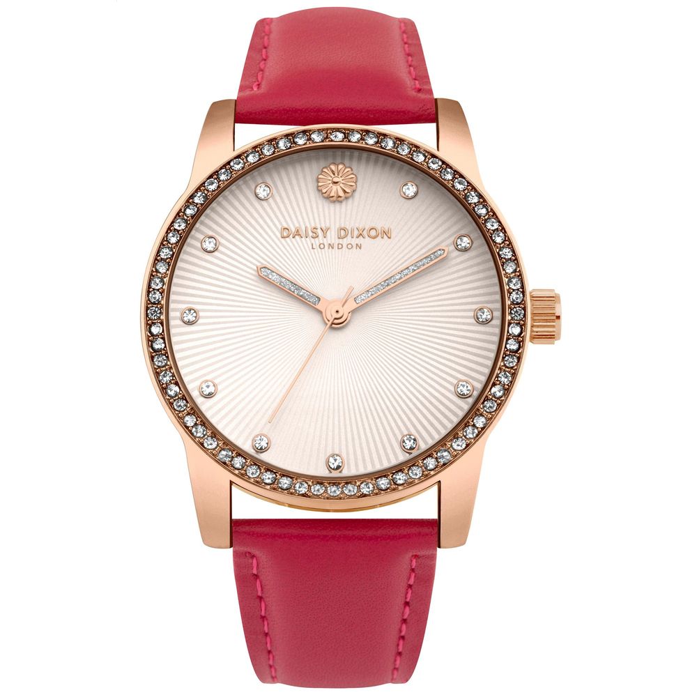 Multicolor Leather Dress Watch