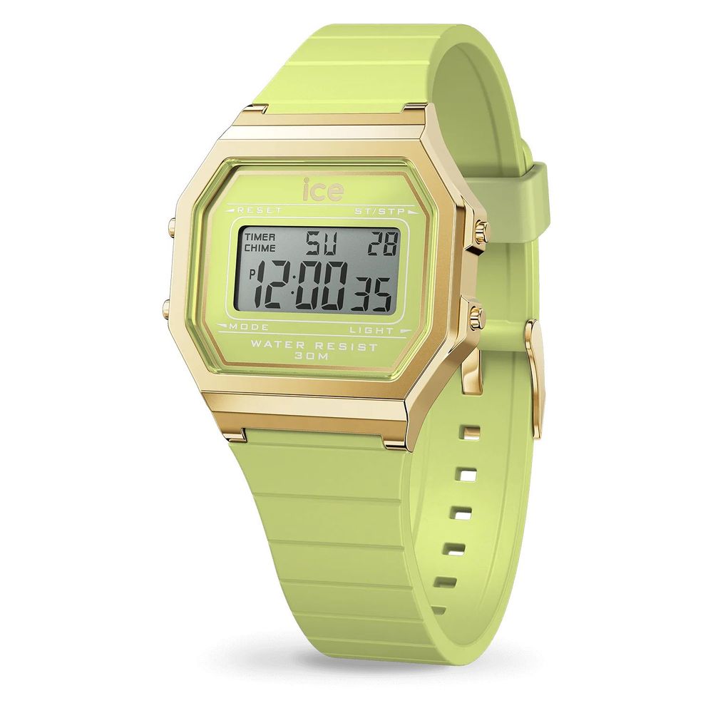 Bicolor Synthetic Digital Watch