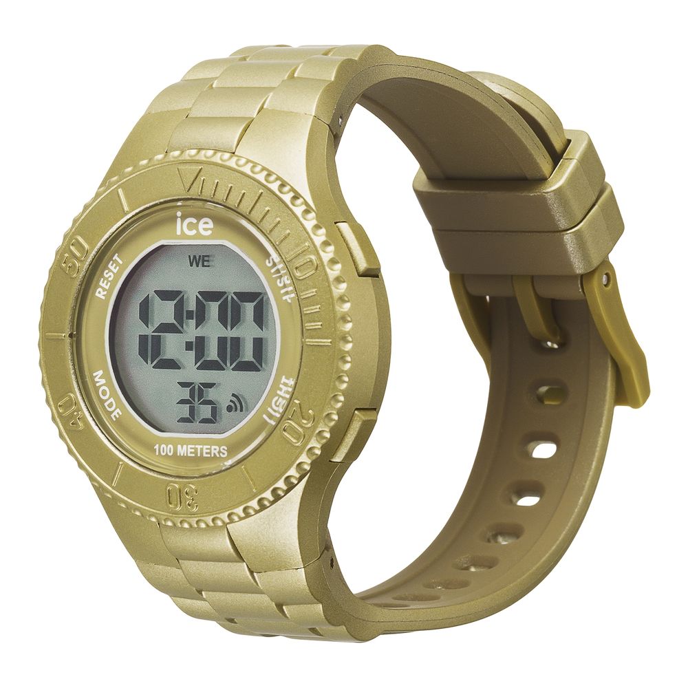 Gold Synthetic Digital Watch