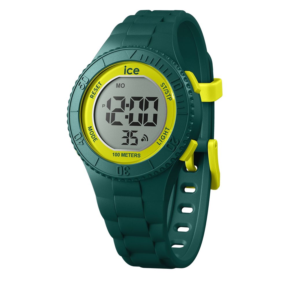 Bicolor Synthetic Digital Watch
