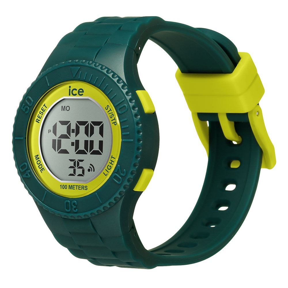 Bicolor Synthetic Digital Watch
