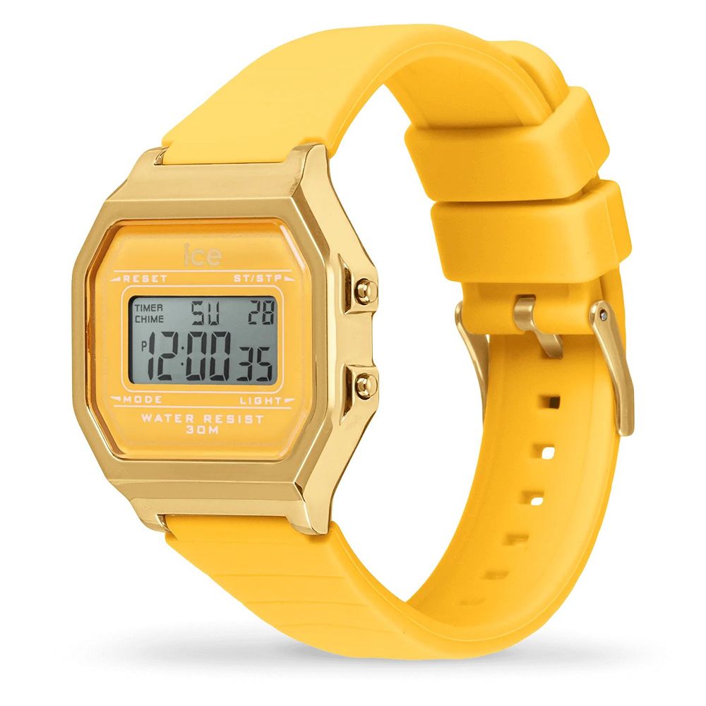 Bicolor Synthetic Digital Watch