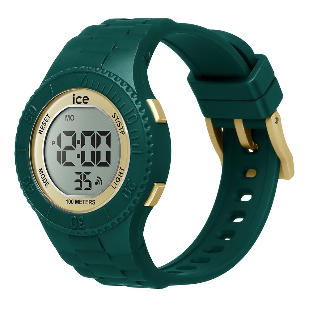 Bicolor Synthetic Digital Watch