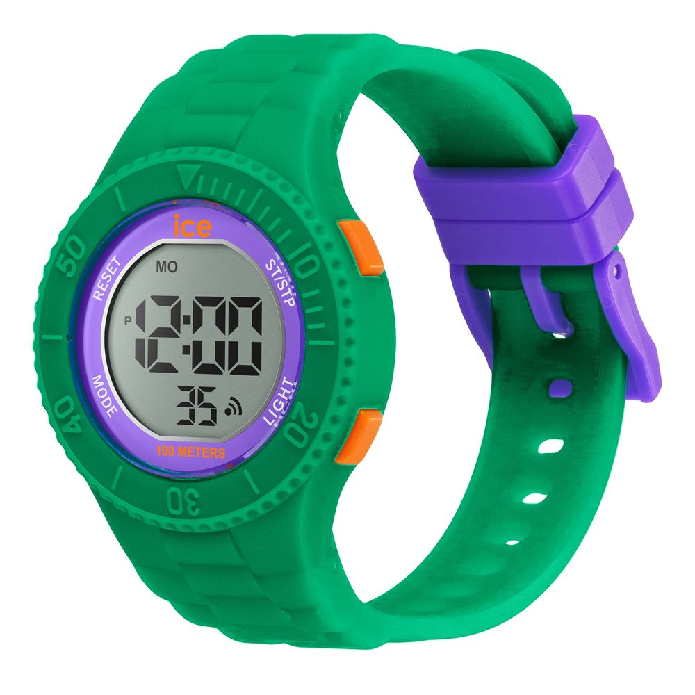 Bicolor Synthetic Digital Watch