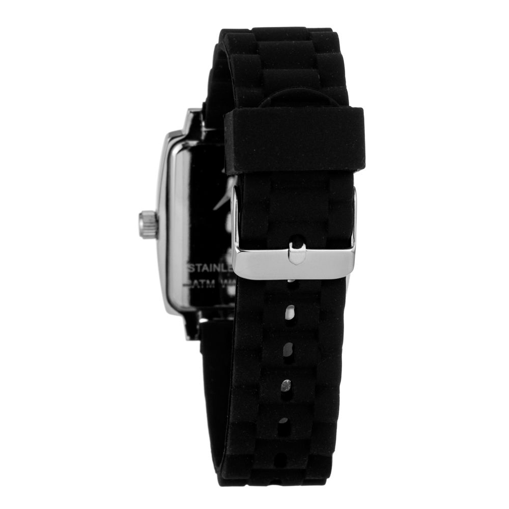 Black Rubber Sport Watch