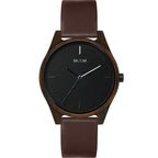 Brown Leather Dress Watch