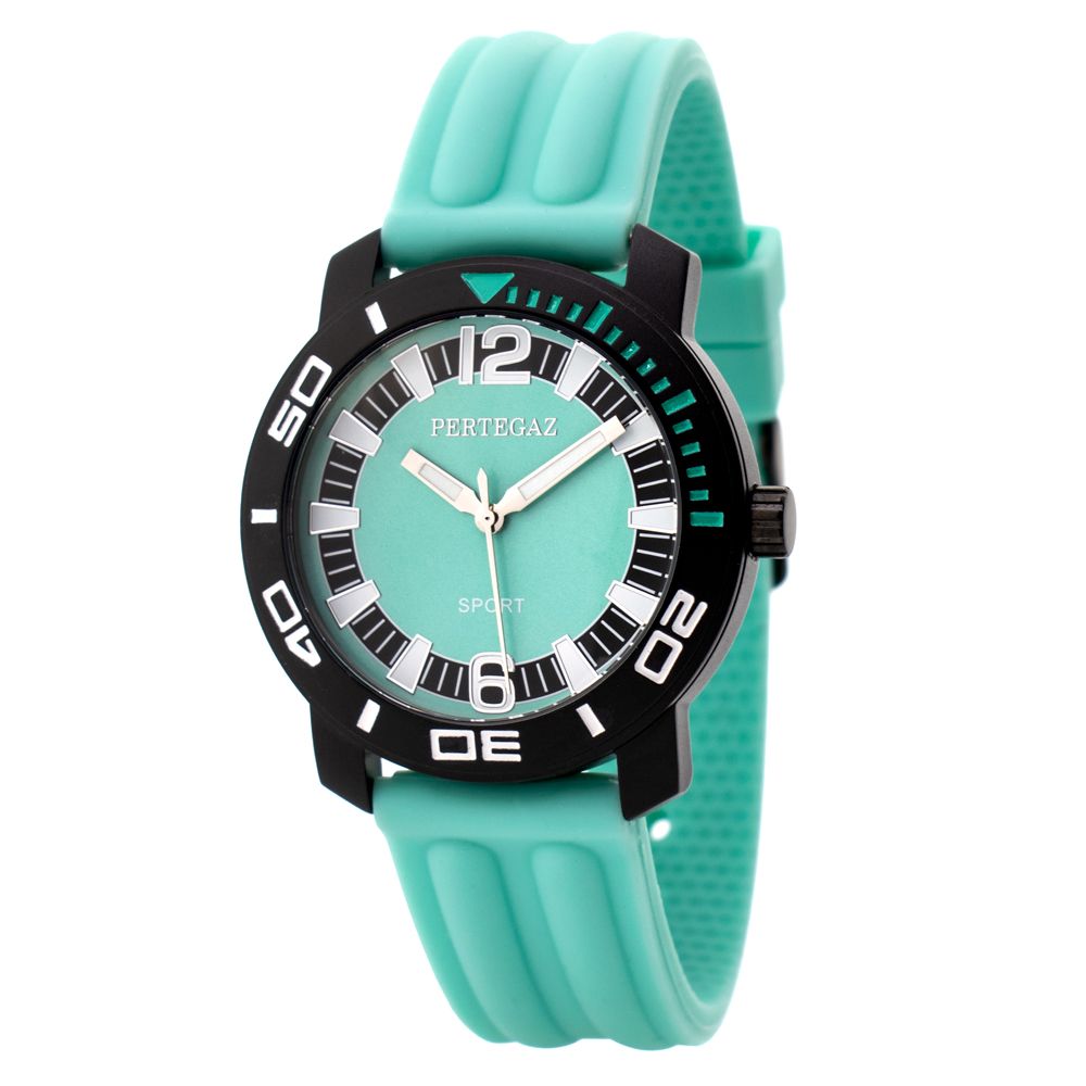 Bicolor Rubber Sport Watch