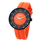 Orange Rubber Sport Watch