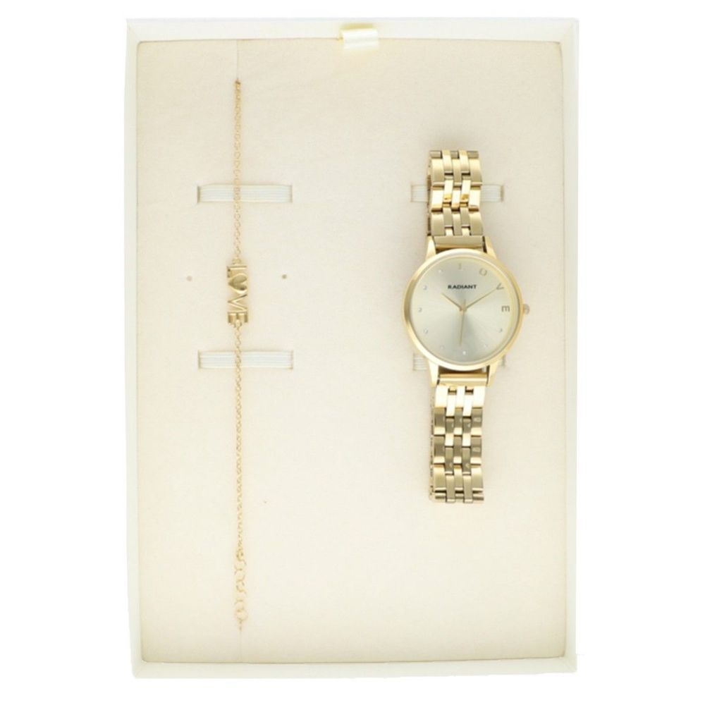 Gold Stainless Steel Dress Watch