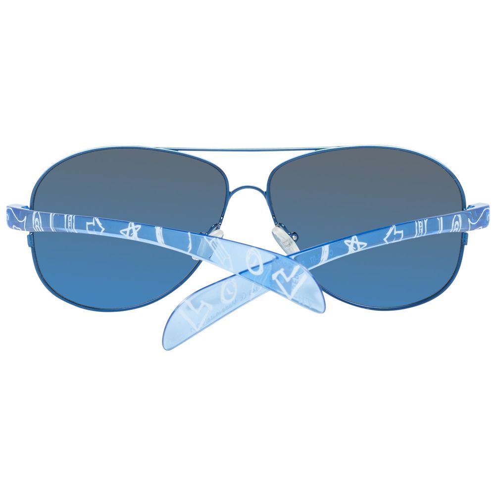 Blue Metal Sunglasses