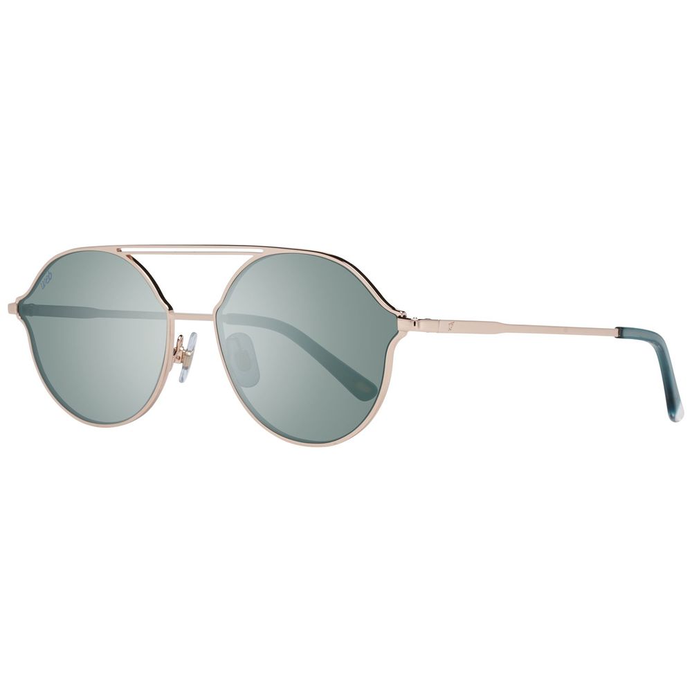 Rose Gold Metal Sunglasses
