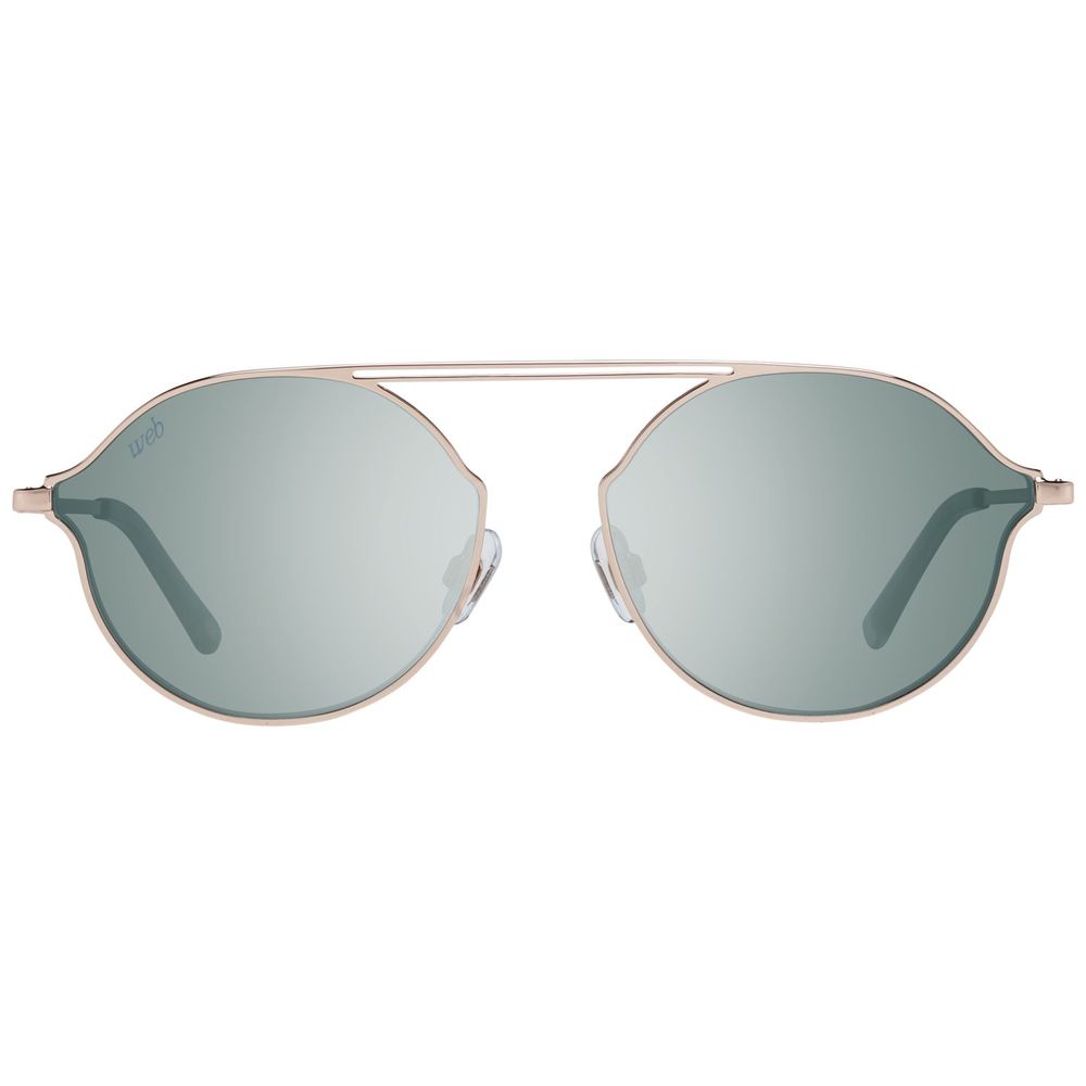 Rose Gold Metal Sunglasses