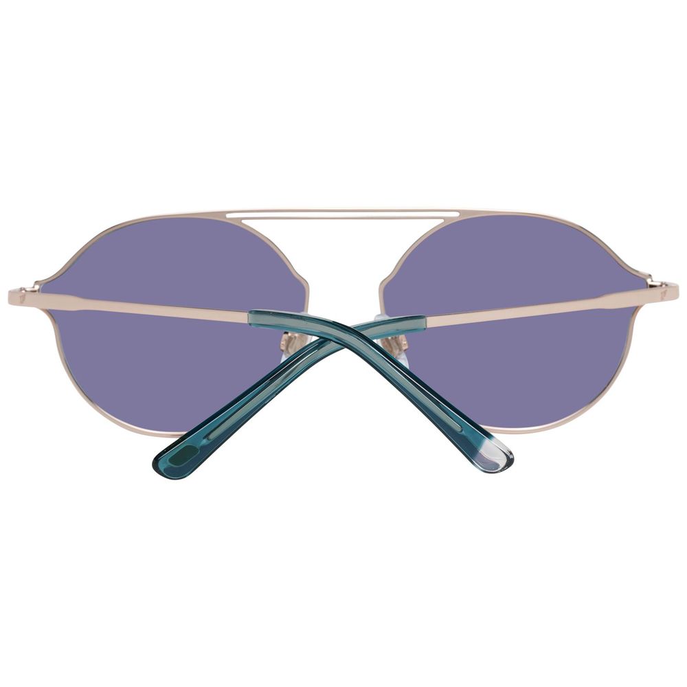 Rose Gold Metal Sunglasses