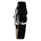 Black Leather Dress Watch