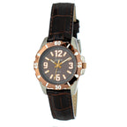 Brown Leather Dress Watch