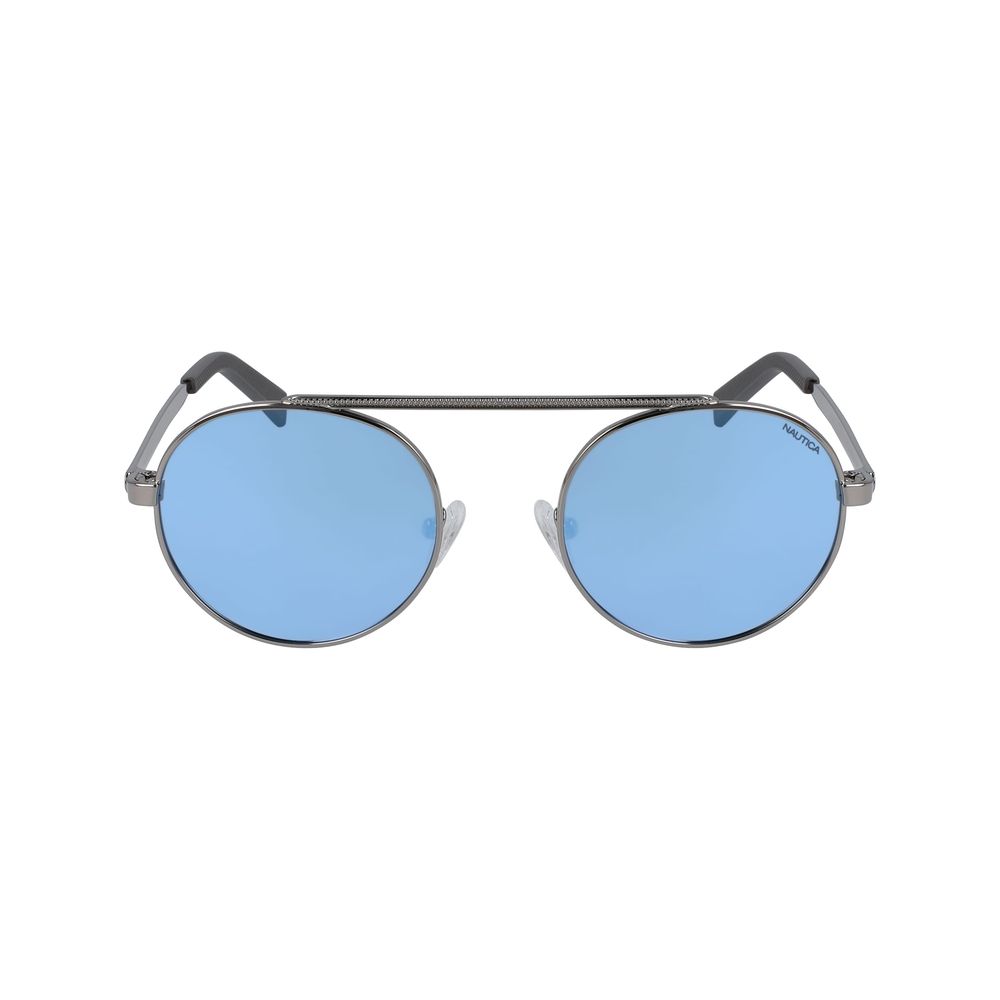 Gray Metal Sunglasses