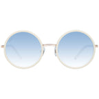Beige Metal Sunglasses