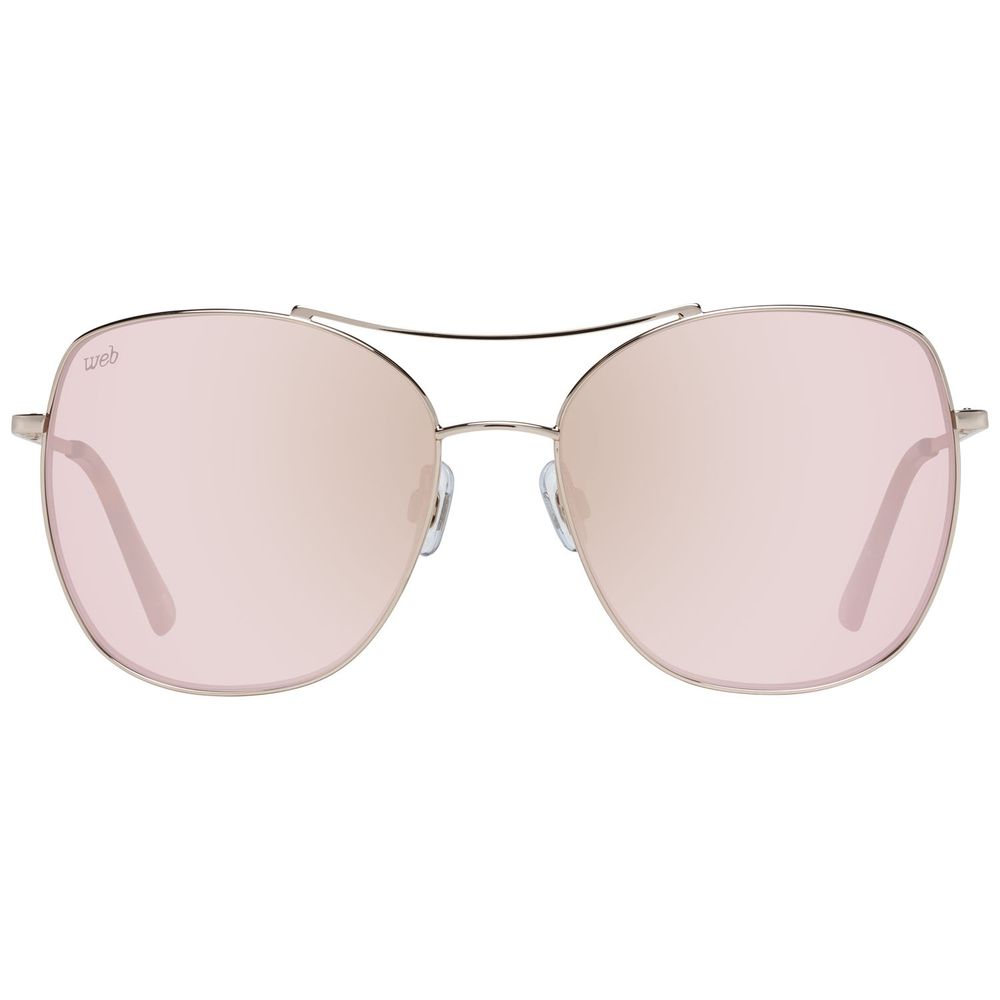 Rose Gold Metal Sunglasses