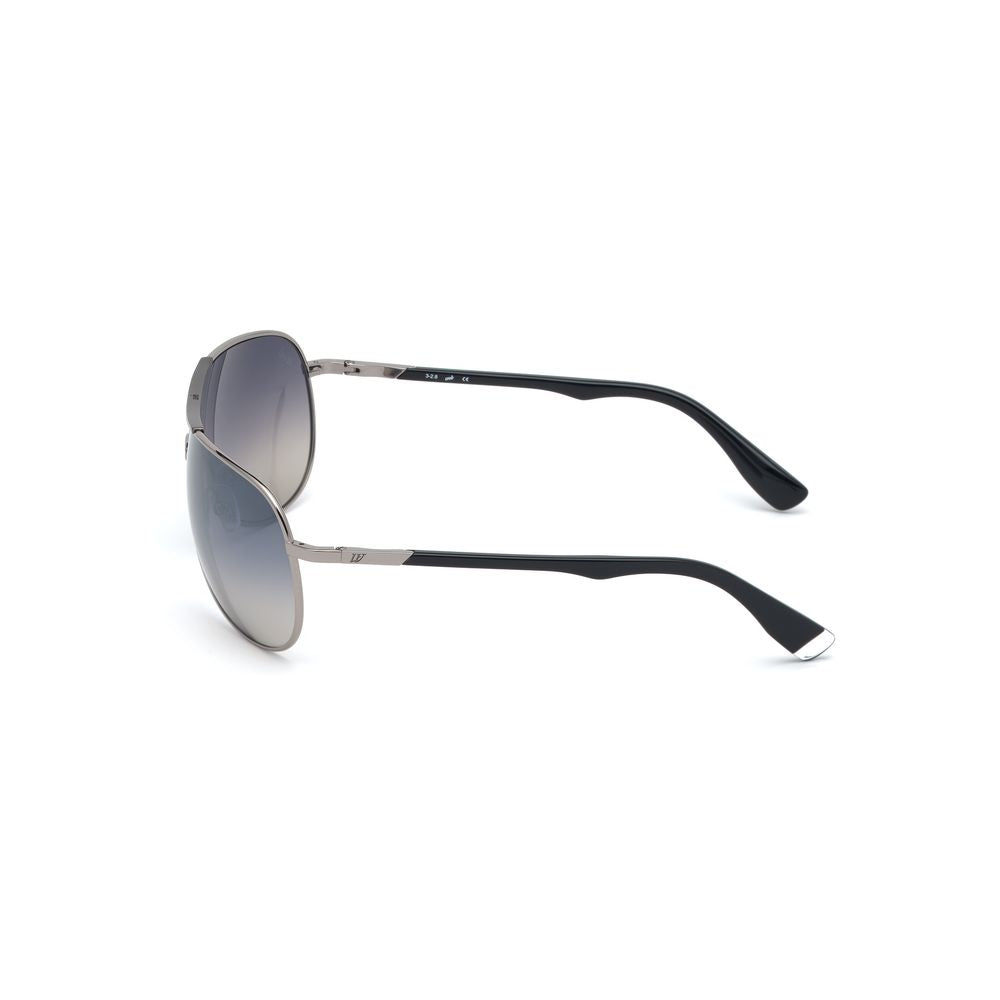Gray Metal Sunglasses