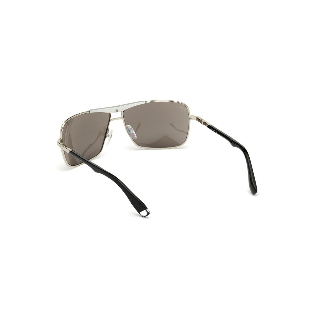 Gray Metal Sunglasses