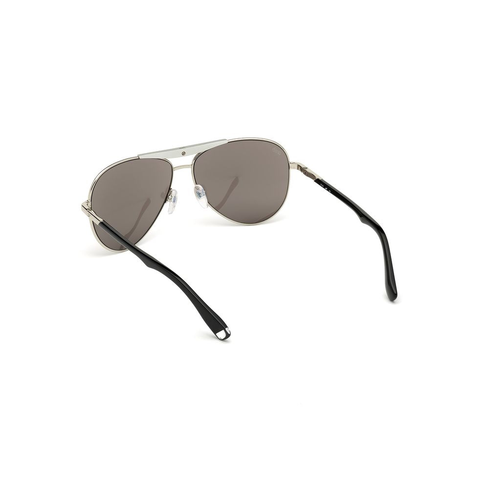Gray Metal Sunglasses
