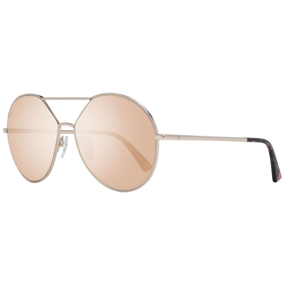 Rose Gold Metal Sunglasses