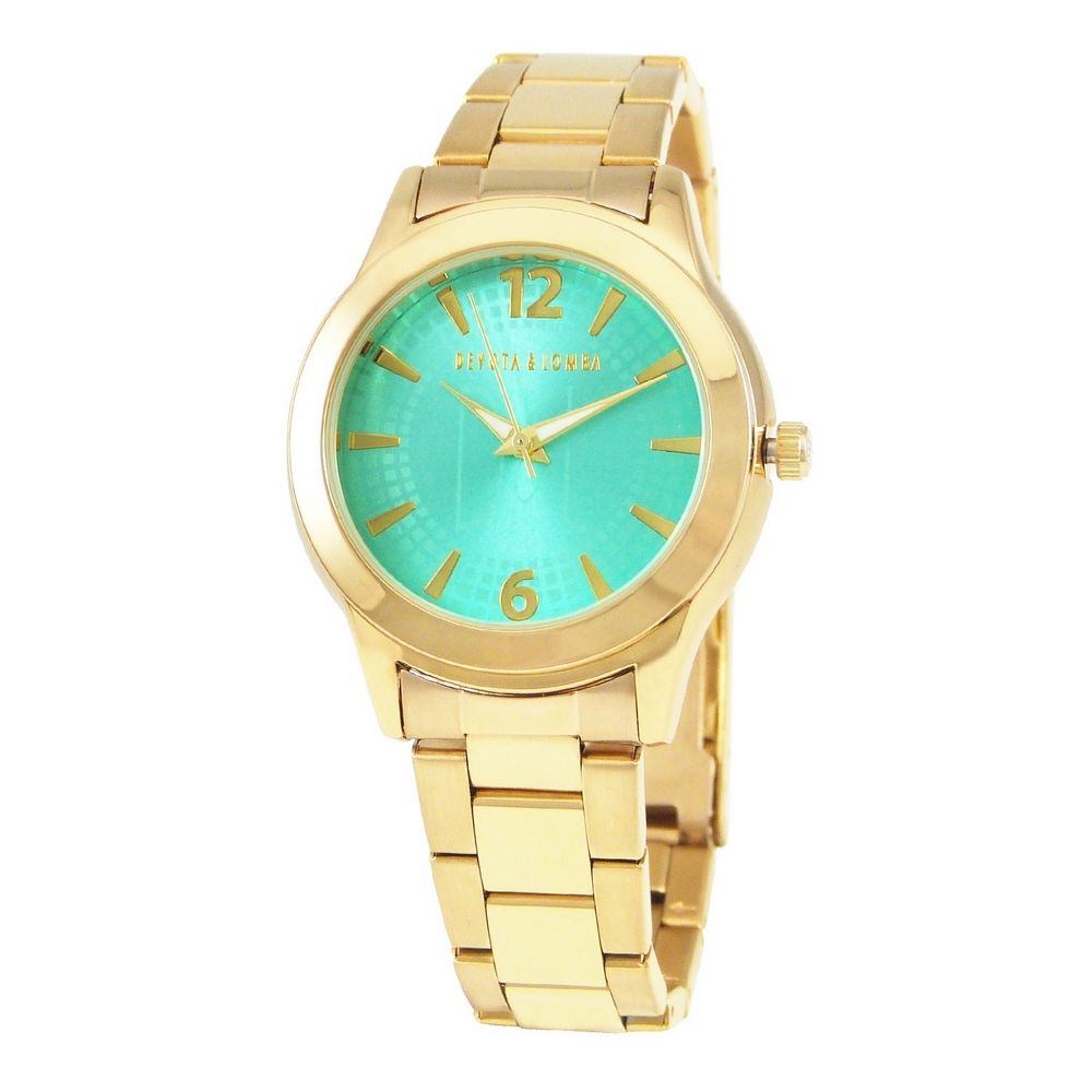 Gold Stainless Steel Dress Watch