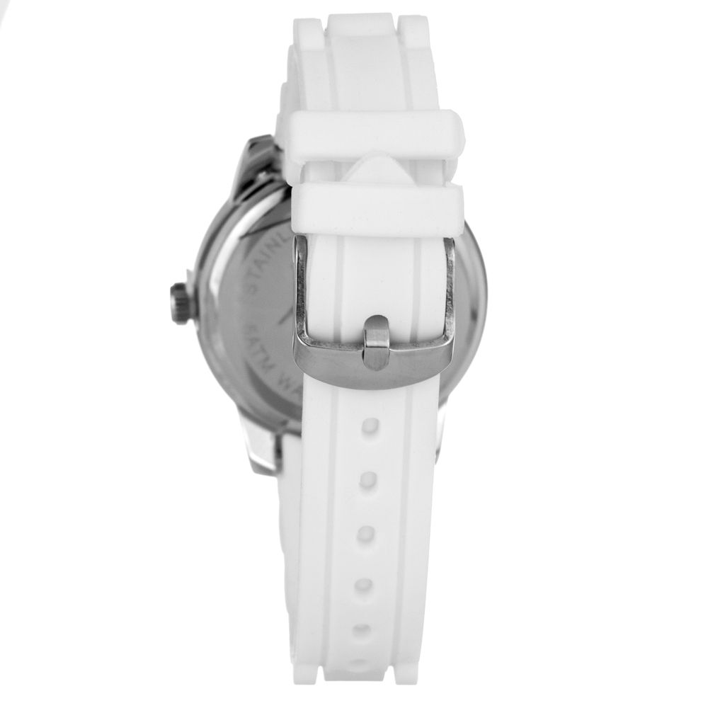 White Rubber Sport Watch