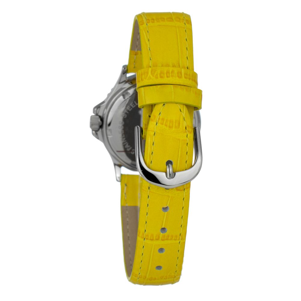 Bicolor Leather Dress Watch