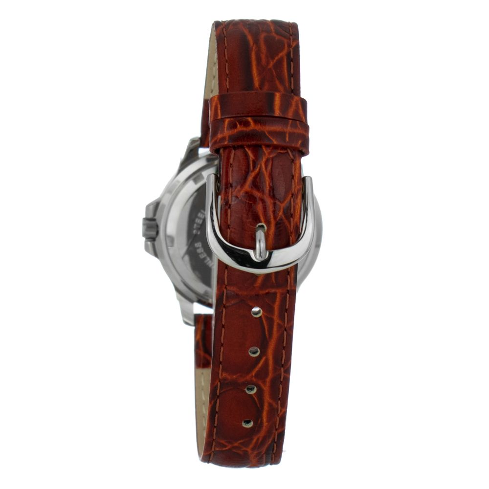 Brown Leather Dress Watch