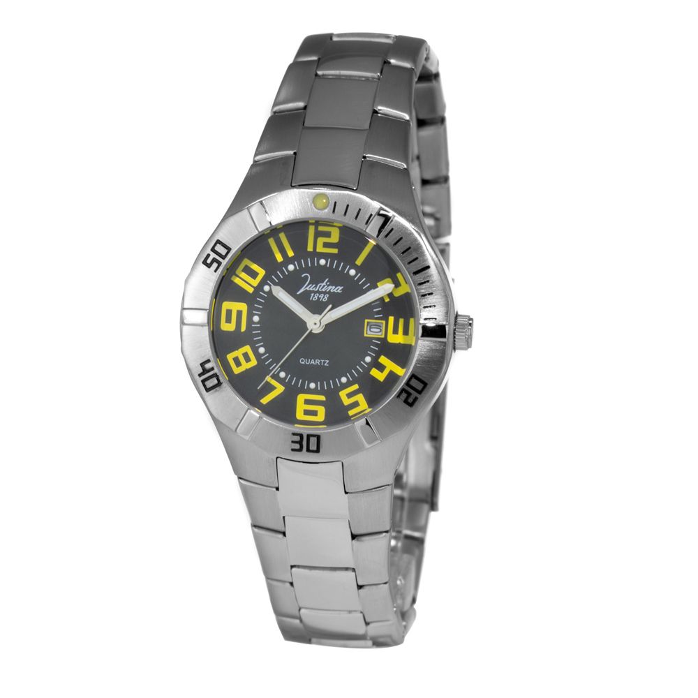 Silver Stainless Steel Dress Watch