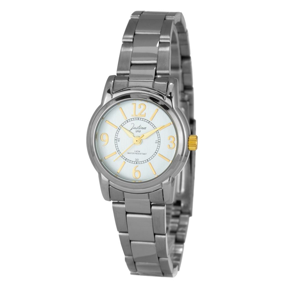 Silver Stainless Steel Dress Watch