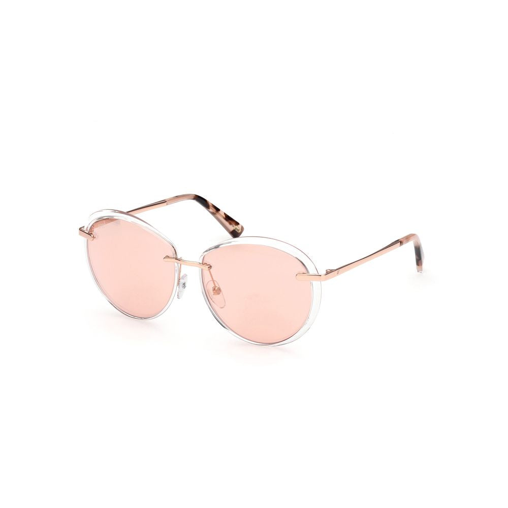 Transparent Metal Sunglasses