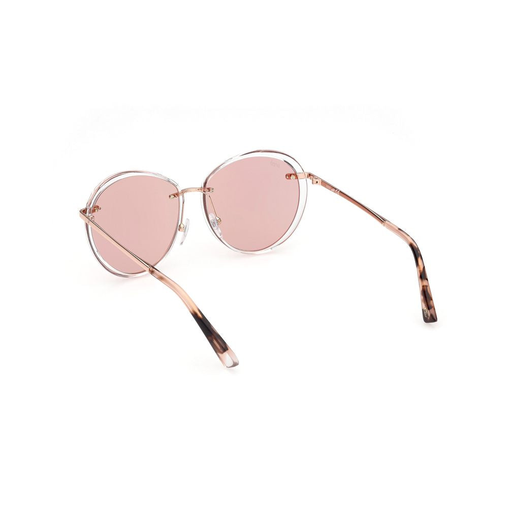Transparent Metal Sunglasses