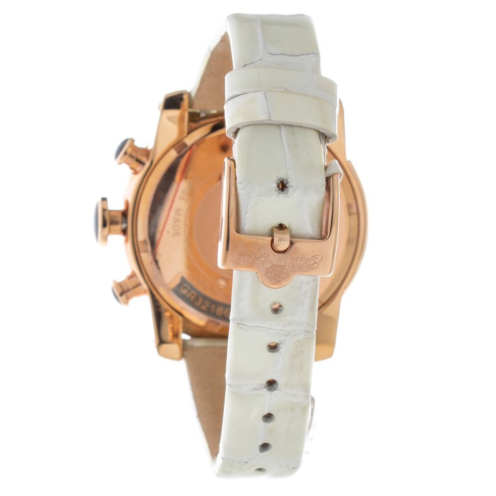 White Leather Dress Watch