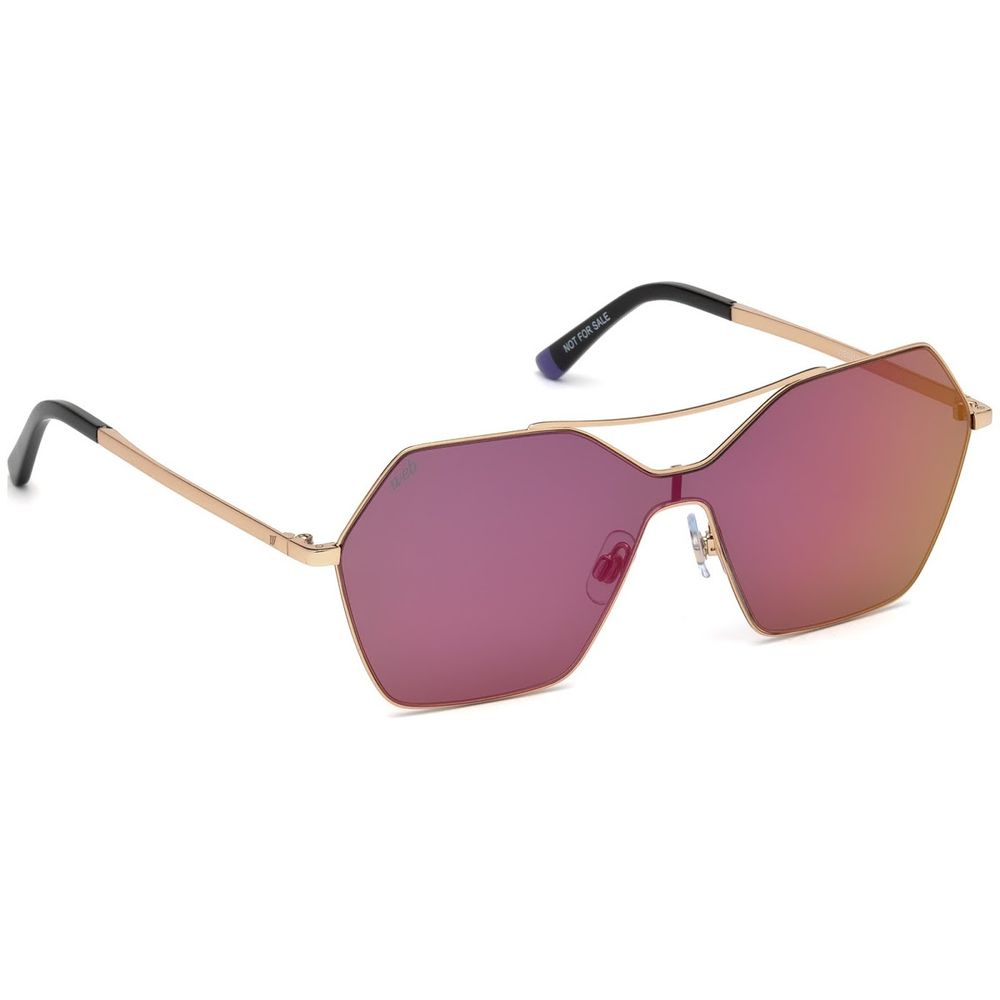 Rose Gold Metal Sunglasses