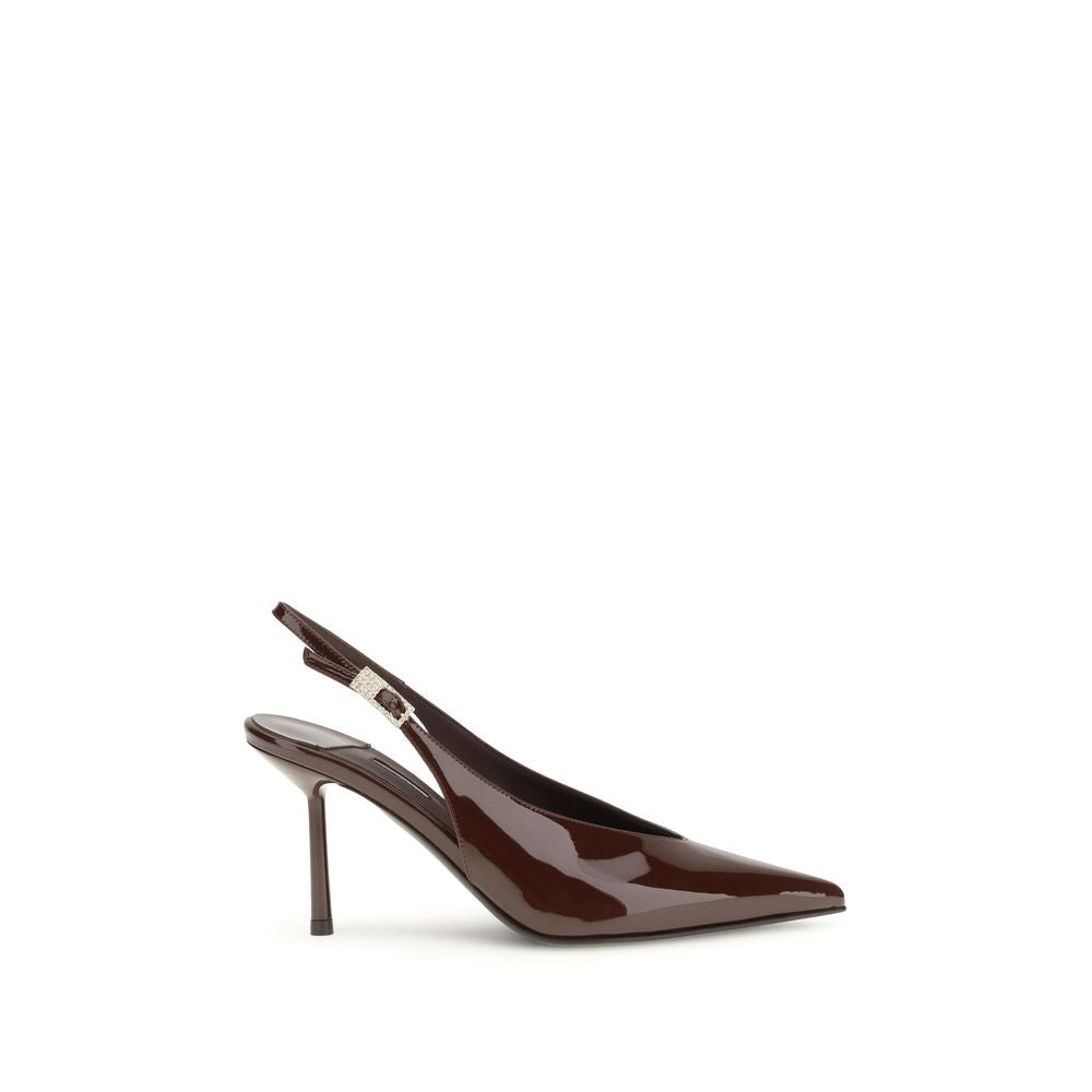 Brown Calf Leather Bos Taurus Platform Pumps