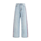 Blue Cotton Jeans Denim
