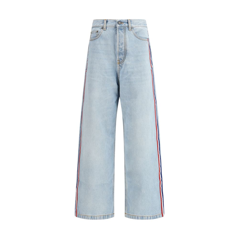 Blue Cotton Jeans Denim