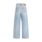 Blue Cotton Jeans Denim